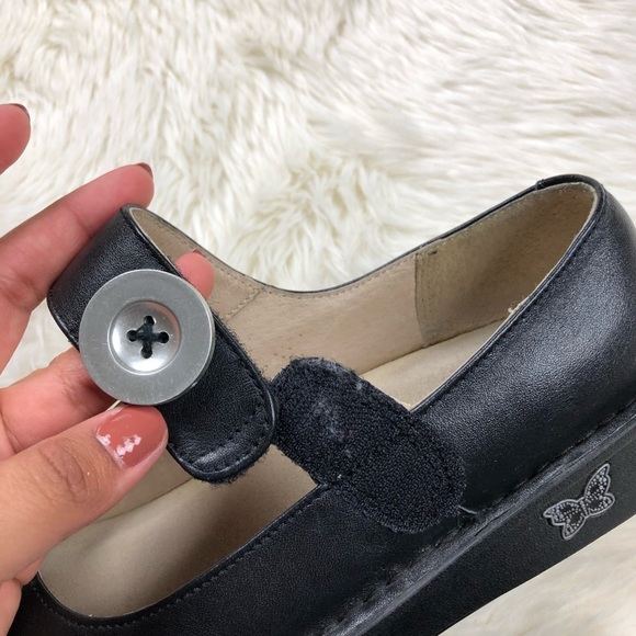 Alegria Paloma Black Napa Shoes - Picture 8 of 8